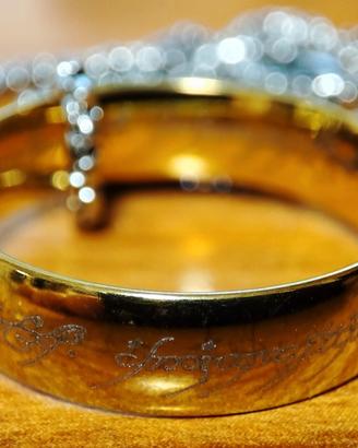 Unico anello Il signore degli anelli con catenina
