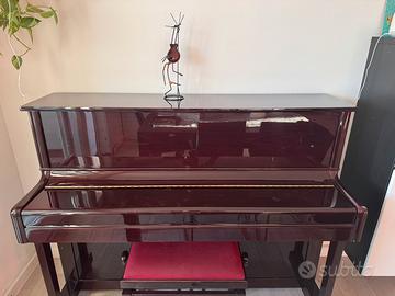 Pianoforte verticale H. Willermann 115 mogano