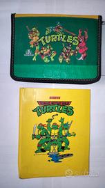 Astuccio e Quaderno Tartarughe Ninja TMNT 1990