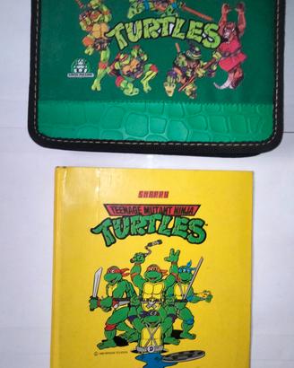 Astuccio e Quaderno Tartarughe Ninja TMNT 1990