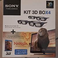 Sony Kit 3d box4 occhiali