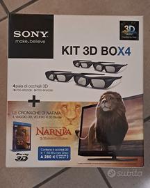 Sony Kit 3d box4 occhiali