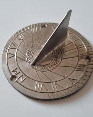 Meridiana tascabile in peltro Stieff Pewter