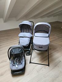 Trio Inglesina Electa + Base Darwin + kit auto