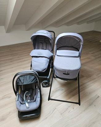 Trio Inglesina Electa + Base Darwin + kit auto