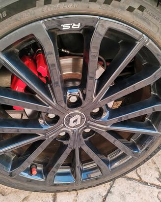 2 x Cerchi 18" Clio RS trophy 5x114 7.5" + CUP 2