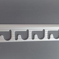 PROFILO ARROTONDATO IN ALLUMINIO ANNODIZZA.L2.7 ML