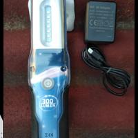 Lampada nuova ricaricabile stagna 300 lumen