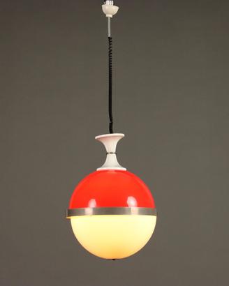 Lampadario Bicolore Anni 70