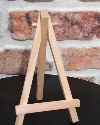 Mini cavalletto in legno (20 pezzi)
