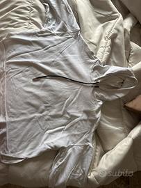 Felpa cappuccio bianca