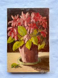 Quadro Fiori olio su tela