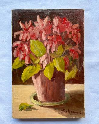 Quadro Fiori olio su tela