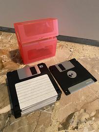 Floppy disk (9 pezzi) + scatola