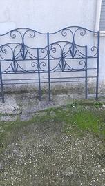spalliere letto matrimoniale  ferro battuto