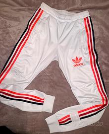 Pantalone XS adidas chile 20 bianchi tricolor