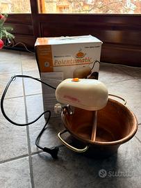 Polentiera elettrica Polentamatic paiolo rame 24cm