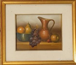 Quadro Natura Morta Olio su Tela