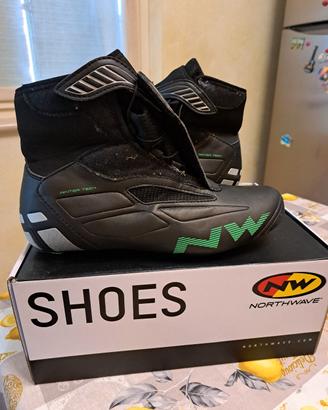 scarpe invernali bici da strada northwave  n 43