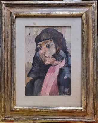 Dipinto originale Enzo Faraoni - Ritratto di donna