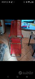 sedia a sdraio vintage 
