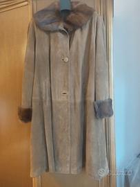 cappotto da donna in pelle 