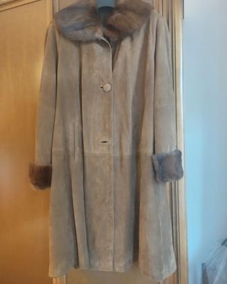cappotto da donna in pelle 