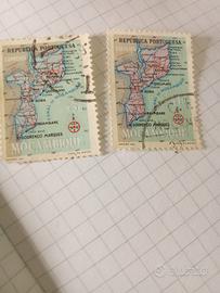 2 francobolli rari angola