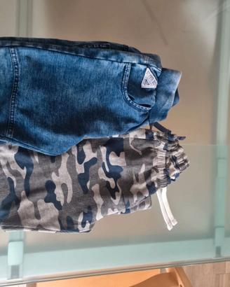 set pantaloni bambino tg. 8 anni