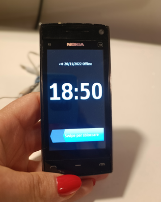 Cellulare Nokia X6 nero funzionante 16 GB
