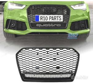 GRIGLIA AUDI A6 4G 11-14 LOOK RS6 NERO LUCIDO