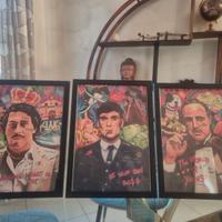 quadri moderni boss graffiti leggete descrizione