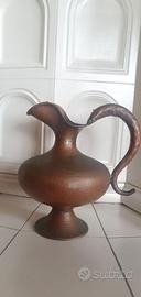 Anfora vaso Art Deco in rame