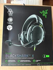 Cuffie Razer BlackShark V2 X Jack 3.5mm sigillate
