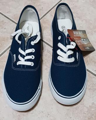 Scarpe Uomo Cotton & Silk Blu Taglia 43