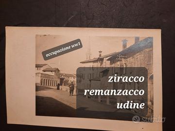 cartolina WW1 Ziracco Remanzacco udine