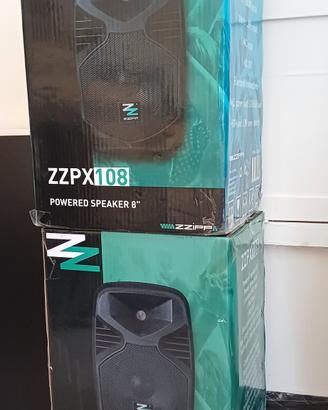 2 Casse amplificate ZZPX108 