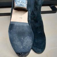 scarpe da flamenco uomo in camoscio