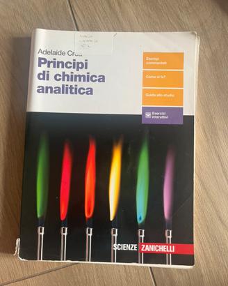 “Principi di chimica analitica” zanichelli