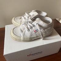 Superga 2750 baby bianche taglia 24
