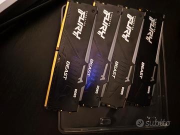 RAM DDR5 128GB (32x4) 5600mhz