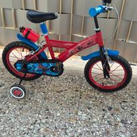 Bicicletta spiderman 16 pollici