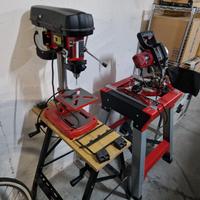 trapano colonna e taglierina Einhell