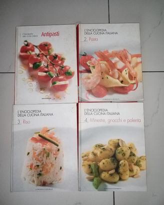 Libri Antipastii, pasta, riso e minestre  4 volumi