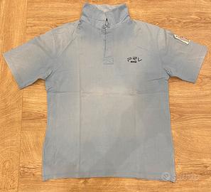 Polo celeste pastello