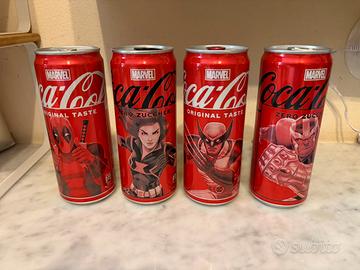 Set lattine Coca Cola eroi Marvel