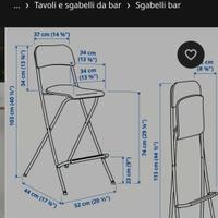 Sgabello cucina 