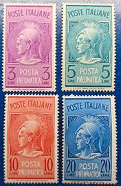 REPUBBLICA 1947/1958/1966 Testa Minerva PNEUMATICA