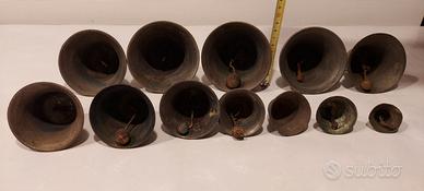 campane varie misure vintage