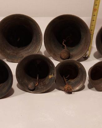 campane varie misure vintage